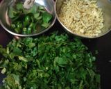 A picture of step 1 of Mangodi ki sabji.