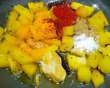 A picture of step 2 of Yellow Pumpkin Sabji.