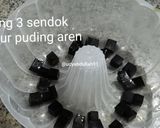 Foto langkah ke 5 dari resep 💕PUDING CINCAU KOPI PANDAN.
