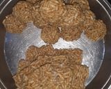A picture of step 6 of Mamra chikki.