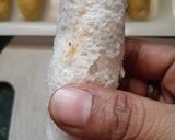 A picture of step 7 of Roll and sholl, Paneer sandwich.