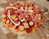รูปขั้นตอนการทำที่ 7 ของ พิซซ่ามันฝรั่ง (Potato Pizza🍕🥔) ใช้แค่กระทะก็ทำได้!!