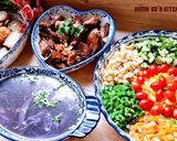 Hình bước làm 1 của món Mâm cơm mùa hè đầy màu sắc