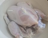 A picture of step 2 of Chicken roast with veggies.