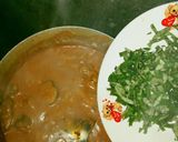 A picture of step 7 of Oha soup.