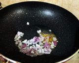 A picture of step 1 of Dahi Missal.