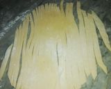 A picture of step 2 of Pasta Bolognese with homemade pasta.