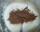 A picture of step 4 of Chocolate Idli.