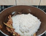 A picture of step 6 of NEI CHORU (ghee rice...a one pot kerala rice dish).