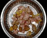 A picture of step 1 of Mutton brain masala.