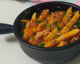 हनी चिली पोटैटो(honey chilli potato recepie in hindi) रेसिपी चरण 4 फोटो