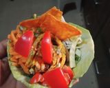 A picture of step 8 of Maharashtrian chilli.