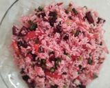 A picture of step 4 of Pink Vegetable. Rice.