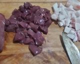 عکس مرحله 2 از دستور خوراک دل و جگر بوقلمون