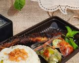 Foto langkah ke 5 dari resep Nasi Liwet ft Lele bakar tumis pare dan sambal terasi.