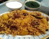 A picture of step 1 of Memoni Akni.