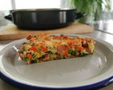 Zöldségfelfújt virslivel gluténmentesen recept fázis 7 fotója