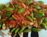 Foto langkah ke 5 dari resep Tempe penyet sambal petai.