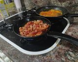 Foto del paso 3 de la receta: Fideos a la cazuela con pinchos