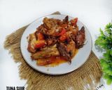 Foto langkah ke 4 dari resep Tuna Suir Sambal Bumbu Iris.