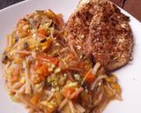 Foto del paso 8 de la receta: Guiso de calabacines con fideos