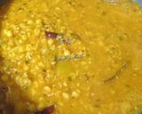 A picture of step 7 of Chana dal Dalma (without onion and garlic).