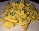 Une image de l'étape 4 de Tagliatelles, et aiguillettes de poulet aux curry ☺️.