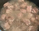 Hình bước làm 1 của món Sườn nướng tỏi, canh riêu đậu