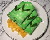 Foto langkah ke 6 dari resep Dadar Gulung Polkadot Isi Vla Nangka.