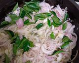 A picture of step 5 of Mutton masala fry.