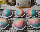 Foto langkah ke 15 dari resep Bakpao Unicorn Isi Kacang Merah (No Mixer).