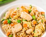 Csirkés tojásos sült rizs - Chicken fried rice recept fázis 5 fotója