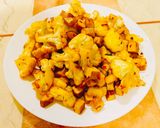 白花椰菜炒豆干的食譜步驟5照片