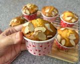 Hình bước làm 2 của món Muffin hạnh nhân 🧁🧁🧁