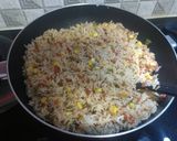 A picture of step 2 of Veg Burrito bowl.