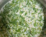 A picture of step 1 of લીલા ચણા ની કઢી.