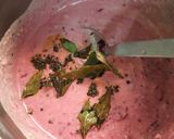 A picture of step 3 of Beetroot Raita.