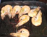 Foto langkah ke 2 dari resep Udang Panggang Siram Saus Tiram.