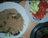 A picture of step 7 of Pilaf..