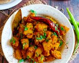 A picture of step 3 of Pumpkin Curry.