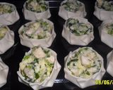 Foto del paso 5 de la receta: Canastitas de puerro, pollo y queso