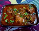 A picture of step 7 of Masala mutton.