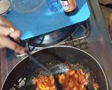 A picture of step 4 of Red & Hot sauce pasta.