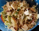A picture of step 3 of Cabbage,apple, sesame yoghurt slaw.