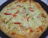 Foto langkah ke 14 dari resep Pizza sosis mozzarella.
