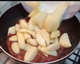A picture of step 7 of Lal Aloo.