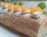 Budapest roll cake langkah memasak 8 foto