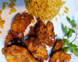 Foto del paso 5 de la receta: Lágrimas de pollo adobadas con arroz frito especiado
