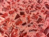 Gelatina de fresa con tres leches