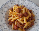 Foto del paso 5 de la receta: Pasta a la zozzona -con salchicha fresca-